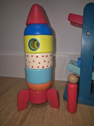 Lote Juguetes Bebe Madera Educativos