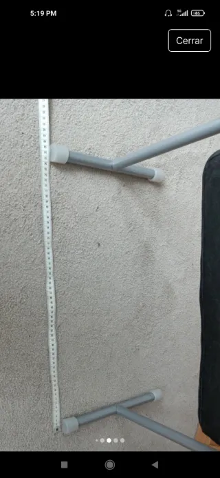 Reposapiés Ikea negro