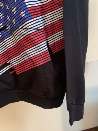 Felpa Follow Up XL Uomo NASA Bandiera USA