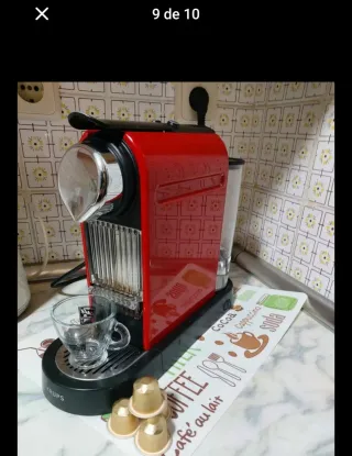 Cafetera Krups Roja