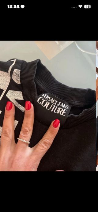 Felpa Versace Jeans Couture nera