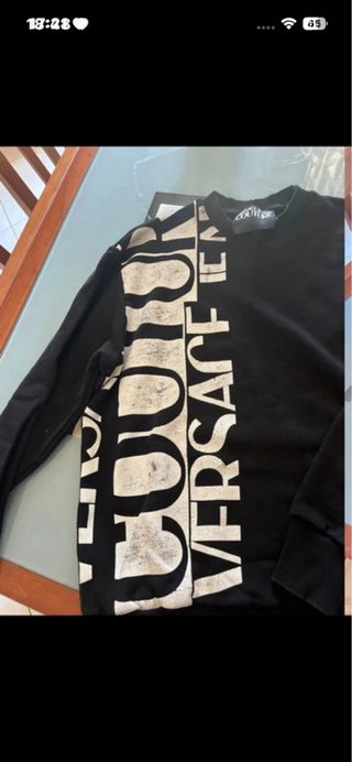 Felpa Versace Jeans Couture nera