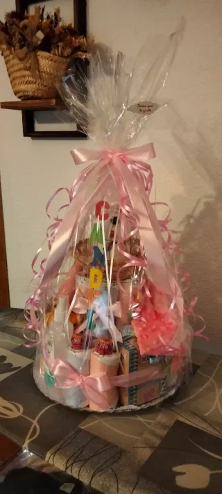 Tarta de pañales temática