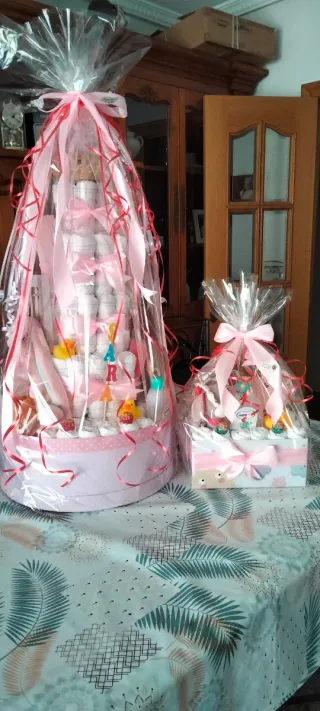 Tarta de pañales temática