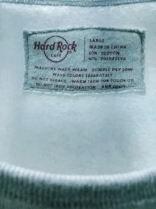 Sudadera Hard Rock Cafe Venice Talla L