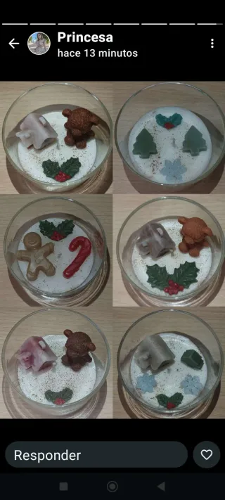 Velas Navideñas Decorativas