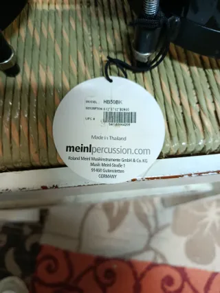 Bongos Meinl Headliner Negro