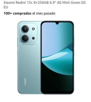 Xiaomi Redmi 15c 8+256GB Verde Menta