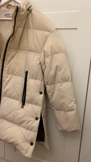 Plumífero Bimba y Lola Beige. Talla como una M