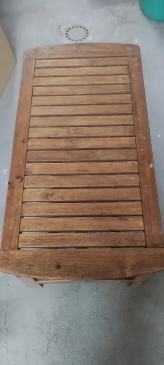 Mesa de exterior Garden madera y metal