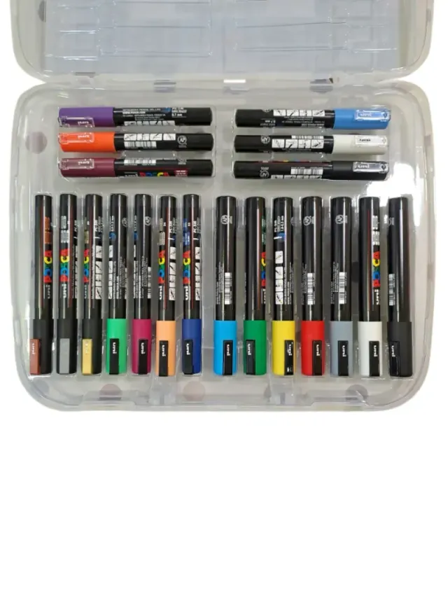 Maletín Posca 20 rotuladores base agua