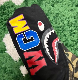 Sudadera BAPE Shark Camuflaje Negra