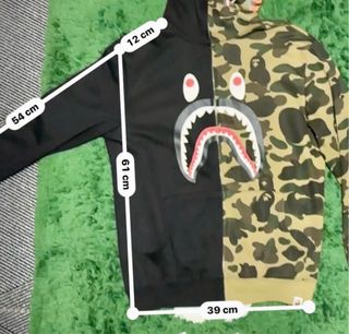 Sudadera BAPE Shark Camuflaje Negra