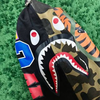 Sudadera BAPE Shark Camuflaje Negra