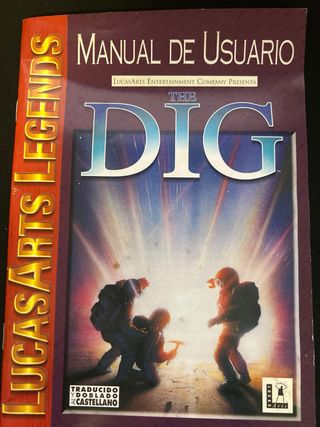Juego PC The Dig LucasArts con Manual en Español