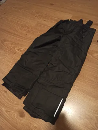 Pantalón de nieve negro talla 116
