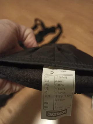 Pantalón de nieve negro talla 116