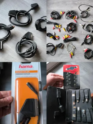 Lote Cables y Adaptadores PC, Audio, Vídeo