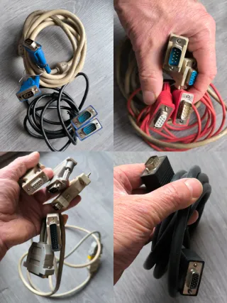 Lote Cables y Adaptadores PC, Audio, Vídeo