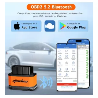 OBD2 Diagnosis Bluetooth 5.2 Coche