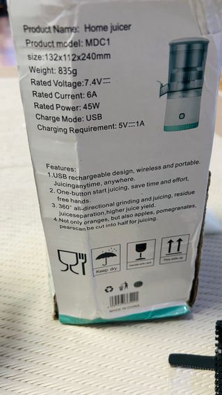 Exprimidor Cítricos Portátil USB