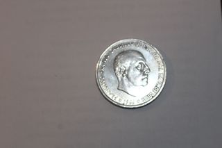 2 Monedas 100 Pesetas Plata Franco 1946