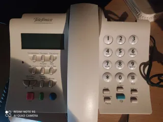 Teléfono fijo Domo Telefónica Blanco