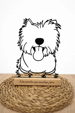 Silueta 3D Madera Base