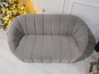 Sofá HUNDIGE 2 plazas tela beige