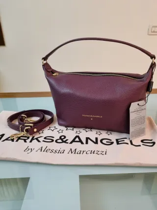Borsa Dakota Marks&Angels Prugna