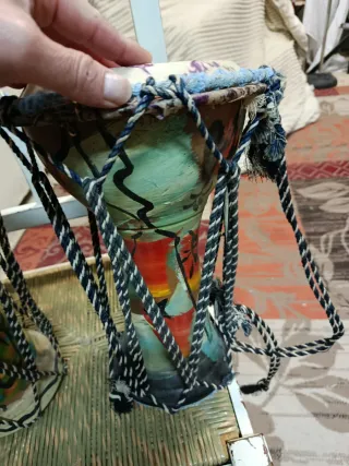 Timbales artesanales piel animal