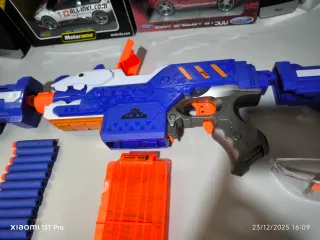 Pistola Dardos Eléctrica Tipo Nerf