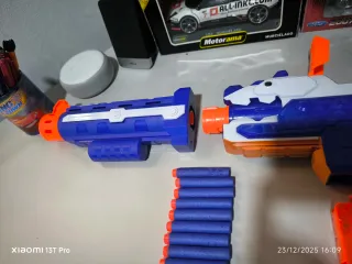 Pistola Dardos Eléctrica Tipo Nerf