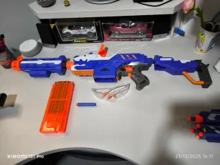Pistola Dardos Eléctrica Tipo Nerf