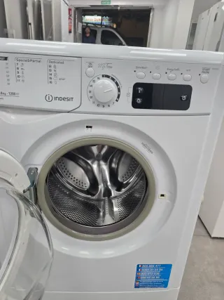 Lavadora Indesit A++ 8kg 1200rpm carga frontal