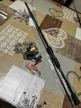 Combo Pesca Spinning Eging canna 1.8mt 8-25g