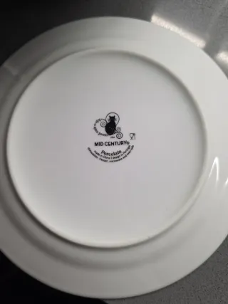 Vajilla de la loja gato prieto