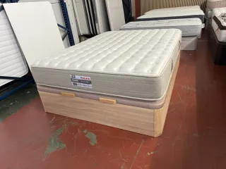 Canapé Flex 150x200 Roble Cambrian con Colchon