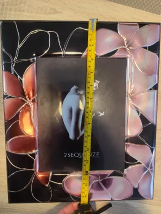 Reloj y Marco Decorados Flores