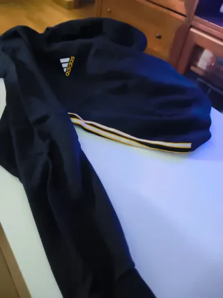 Sudadera Real Madrid Adidas Oficial negra