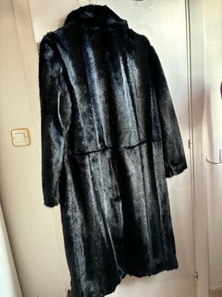 Abrigo pelo sintético Zara Talla L