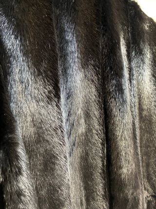 Abrigo pelo sintético Zara Talla L