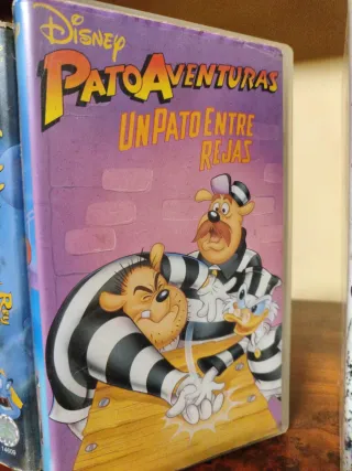 4 Películas VHS Disney (Español)