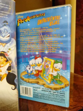 4 Películas VHS Disney (Español)