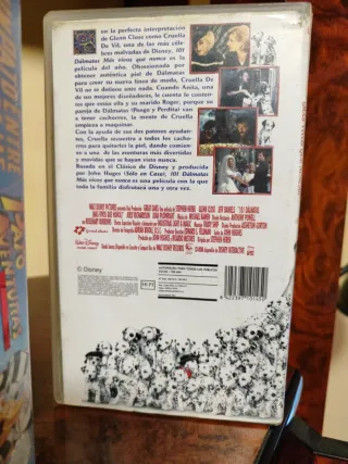 4 Películas VHS Disney (Español)