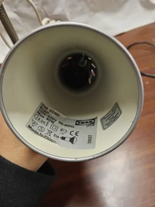 Lampade da muro rosse e argento