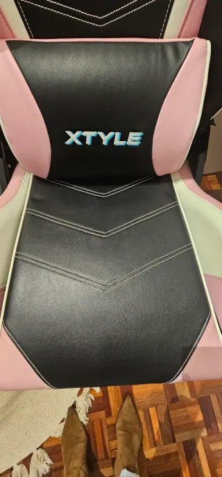 Silla Gaming Xstyle Negra y Rosa