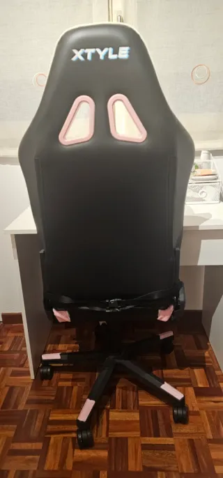 Silla Gaming Xstyle Negra y Rosa