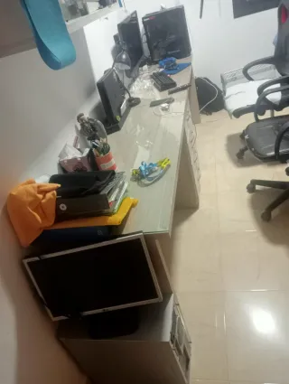 Escritorio doble compartimento