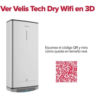 Termo Ariston Velis Tech Dry Wifi de 80 y 100